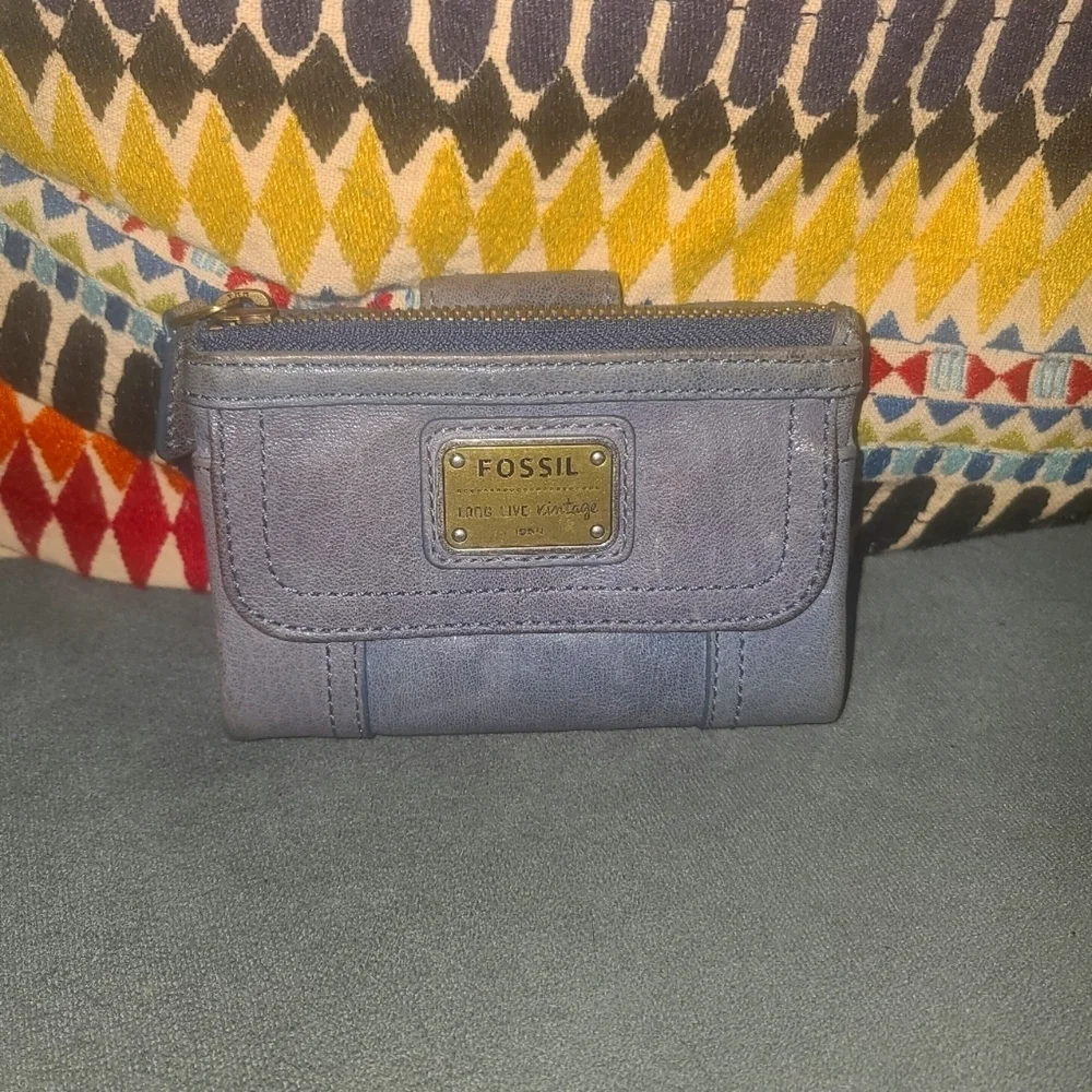 Fossil | Vintage Blue Wallet Billfold